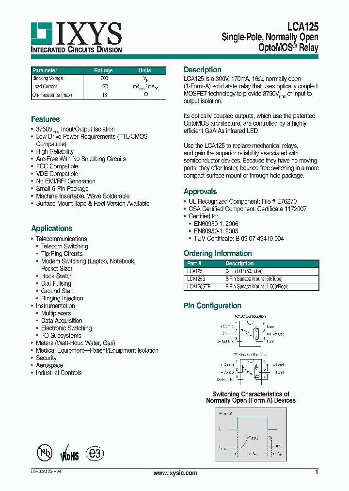 LCA125STR_6249002.PDF Datasheet