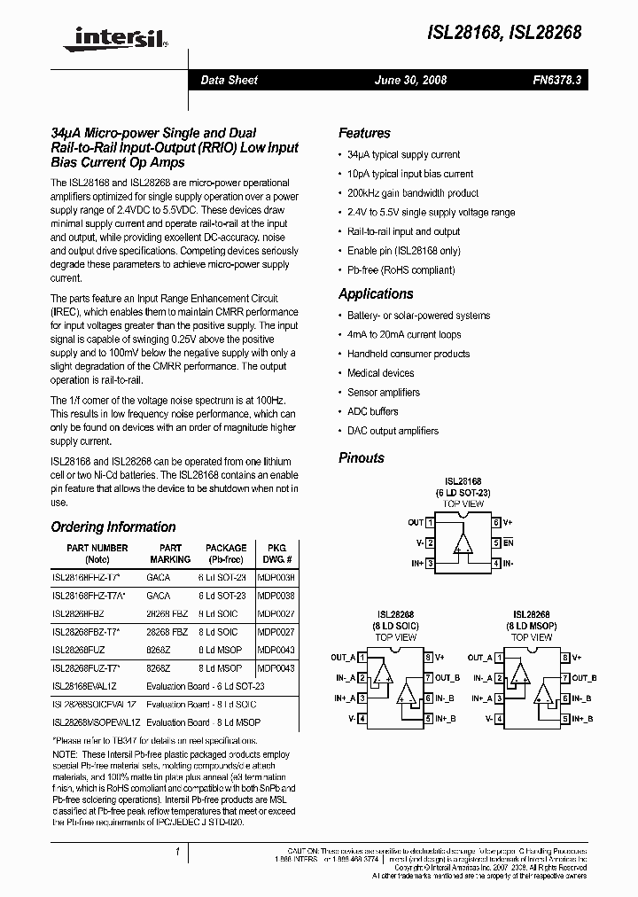 ISL28268FUZ_6245737.PDF Datasheet