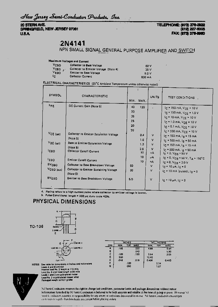 2N4141_6253604.PDF Datasheet