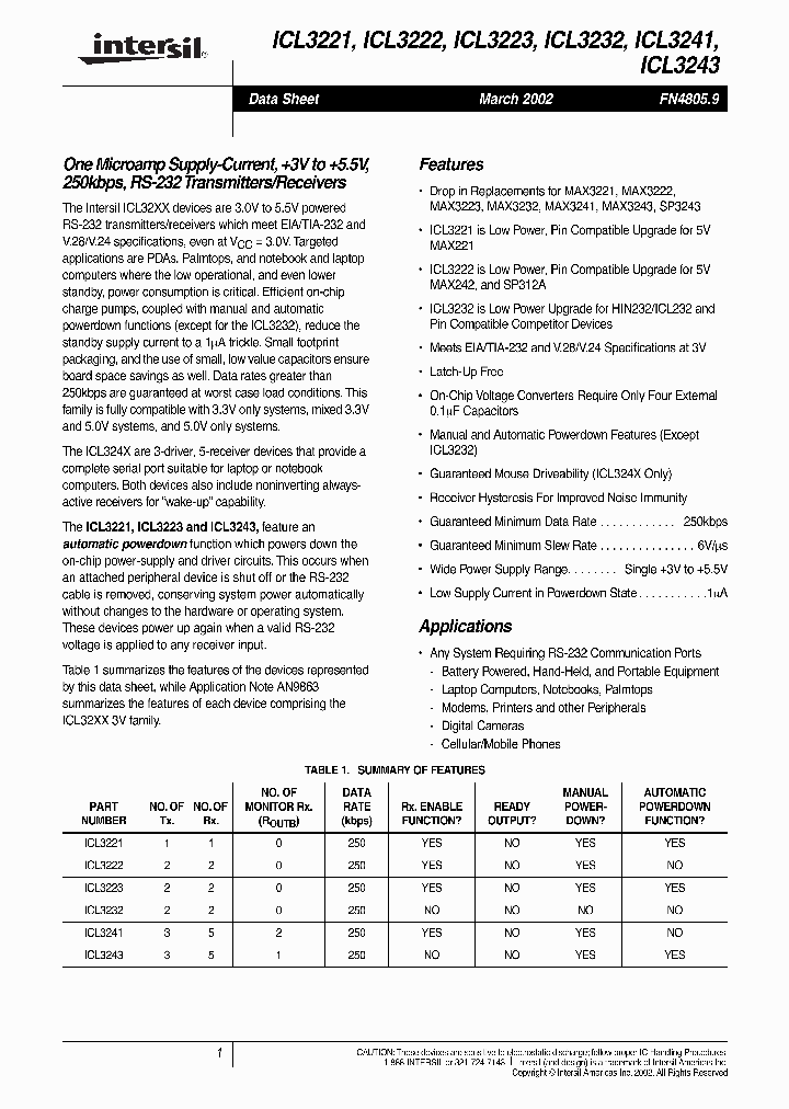 ICL3241CV-T_6254138.PDF Datasheet