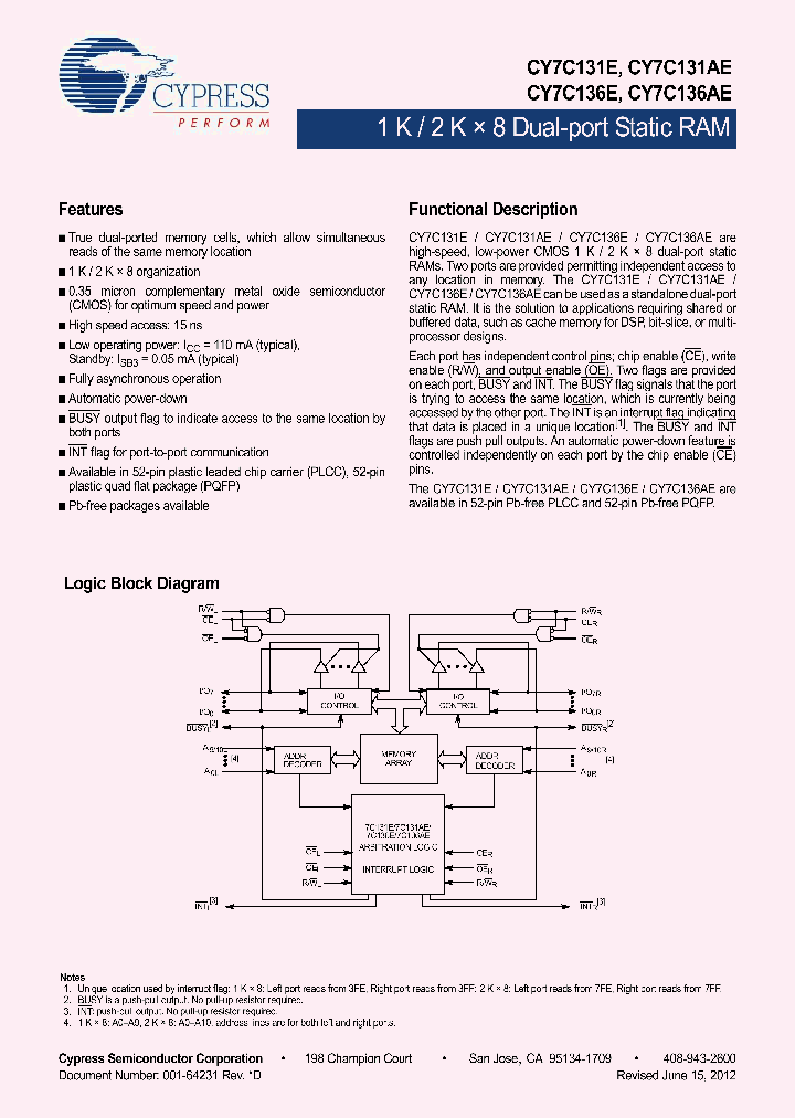 CY7C131AE-15JXI_6258078.PDF Datasheet