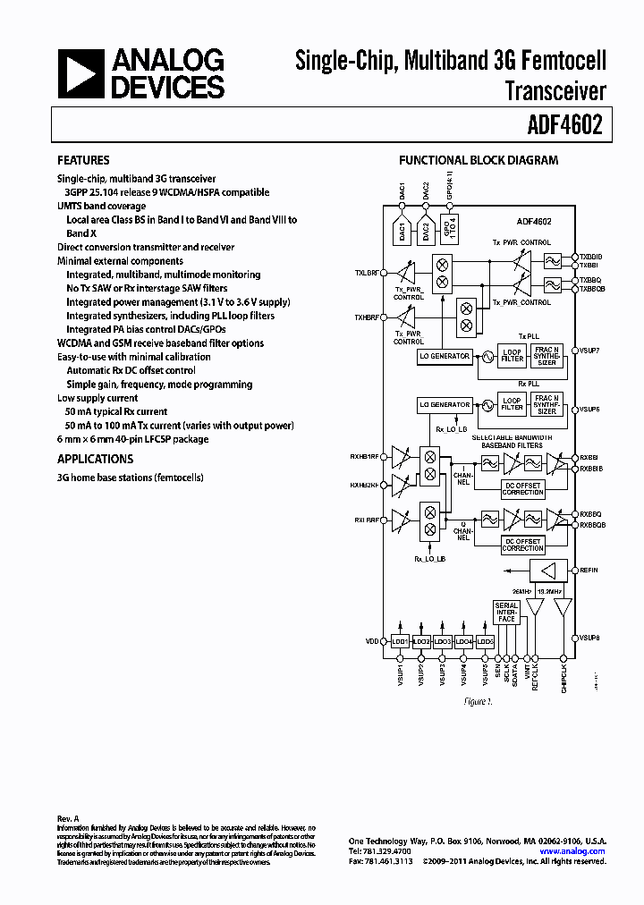 ADF4602BCPZ-RL_6258352.PDF Datasheet