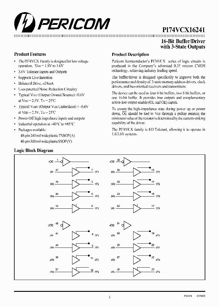 PI74VCX16241V_6258151.PDF Datasheet
