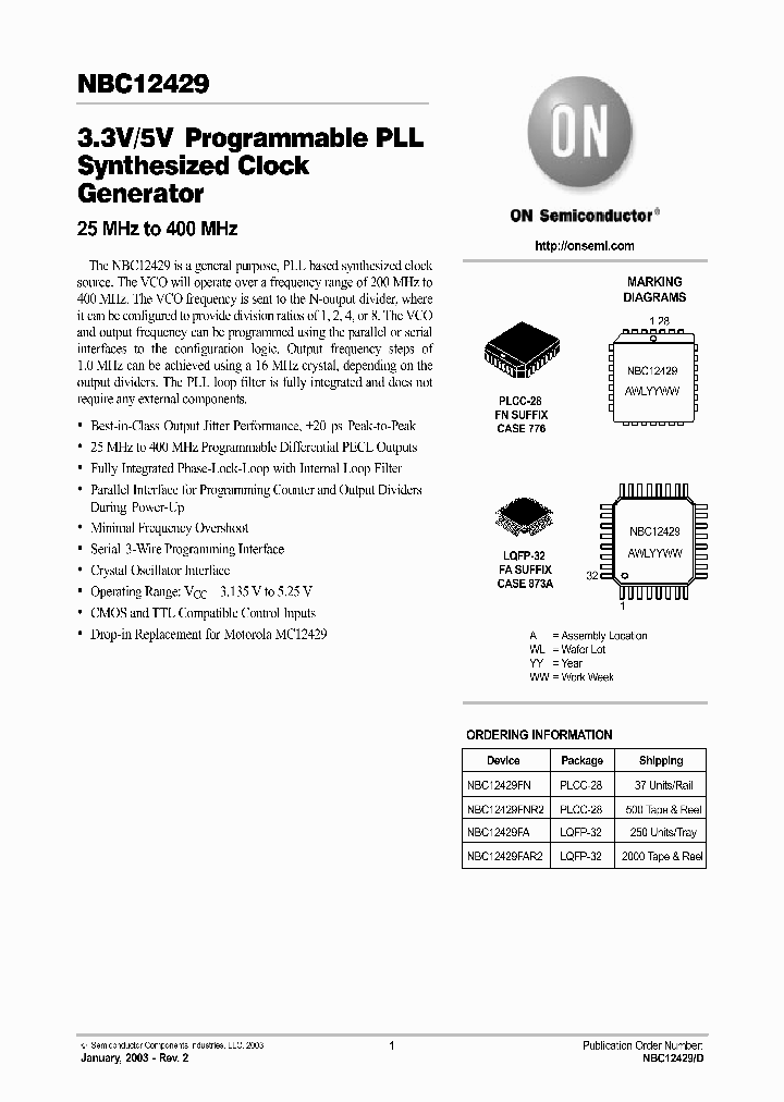 NBC12429D_6259385.PDF Datasheet
