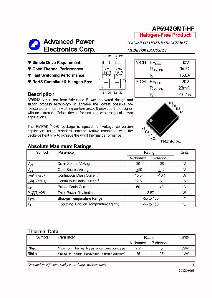 AP6942GMT-HF_6261870.PDF Datasheet
