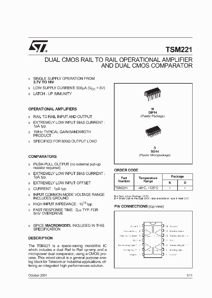 TSM221IDT_6264103.PDF Datasheet