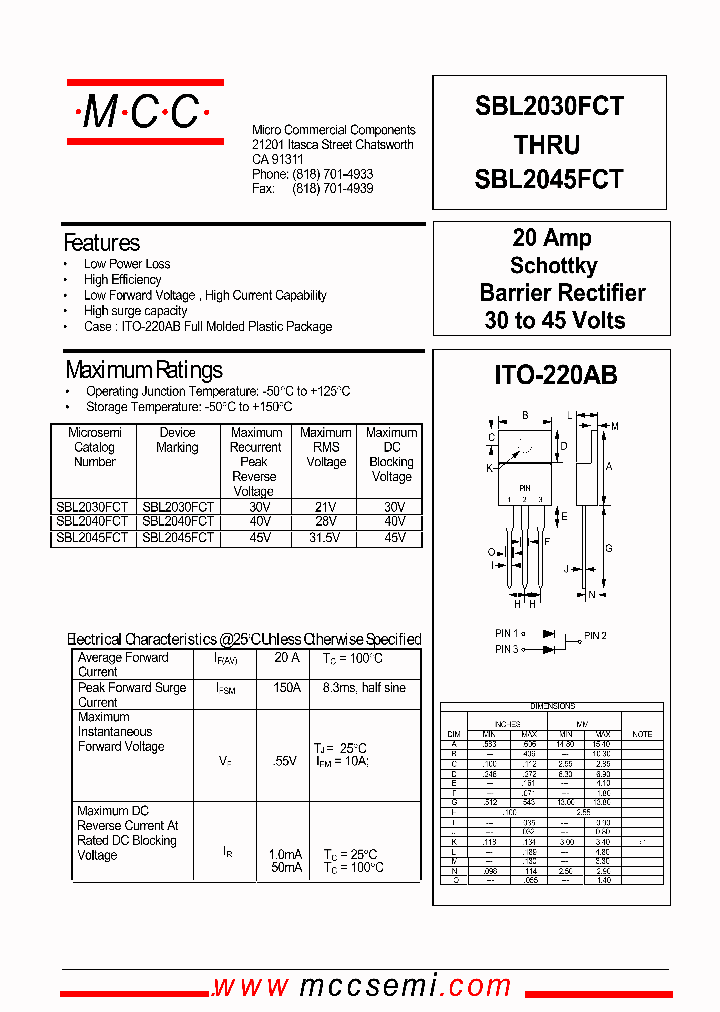 SBL2040FCT_6262266.PDF Datasheet
