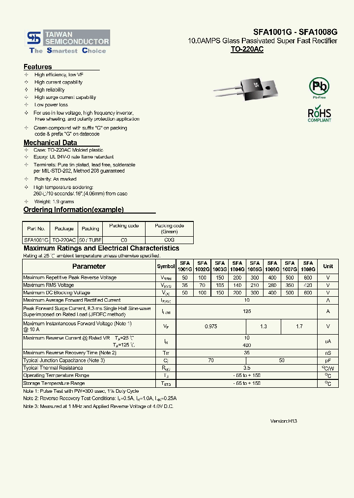 SFA1001G13_6271054.PDF Datasheet