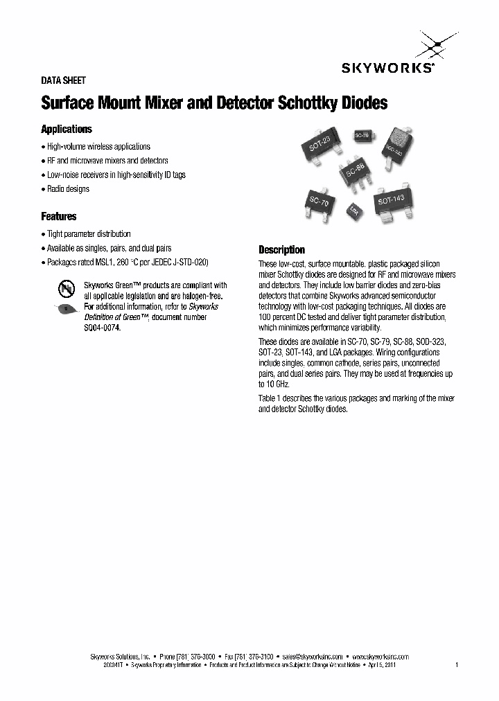 SMS7630-011LF_6272500.PDF Datasheet