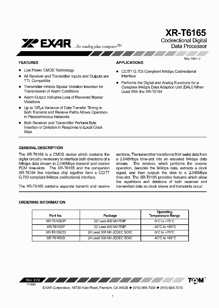 XR-T6165_6266331.PDF Datasheet