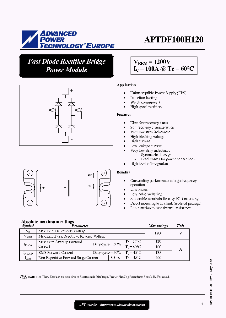 APTDF100H120_6272438.PDF Datasheet