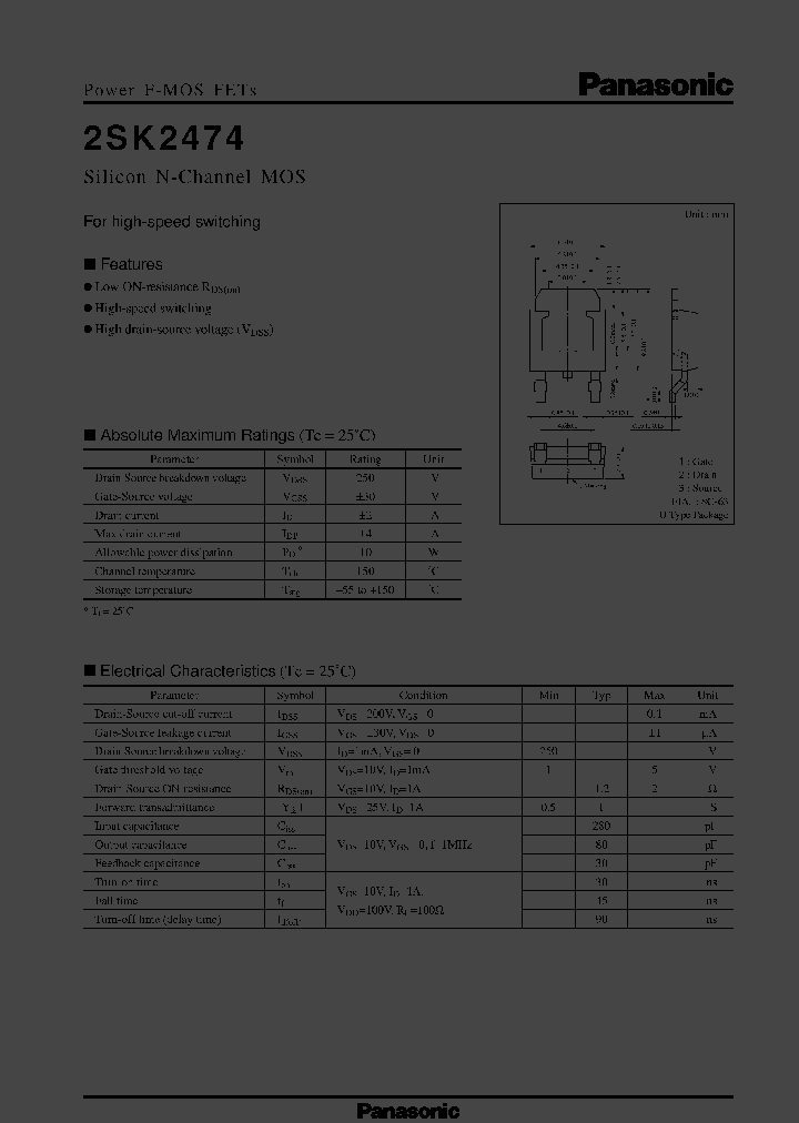 2SK2474_6272452.PDF Datasheet