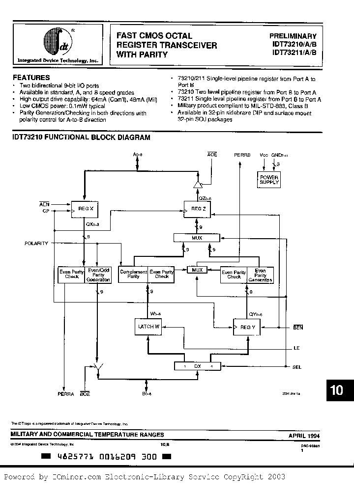 IDT73211BY_6276565.PDF Datasheet