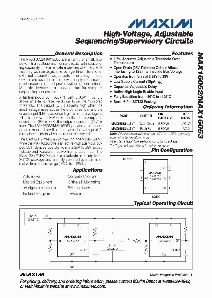 MAX16053AUTT_6276740.PDF Datasheet