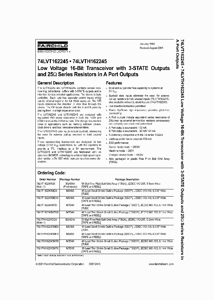74LVT162245MEAX_6277062.PDF Datasheet