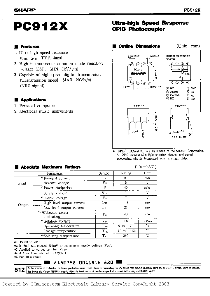 PC912_6283594.PDF Datasheet