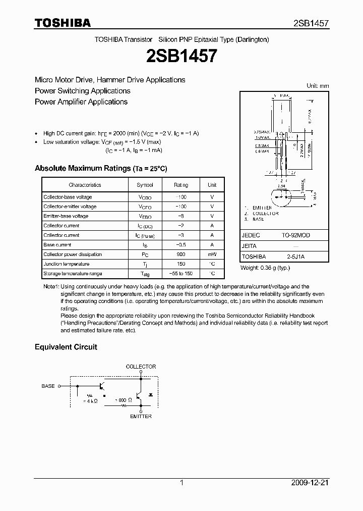 2SB1457_6287472.PDF Datasheet