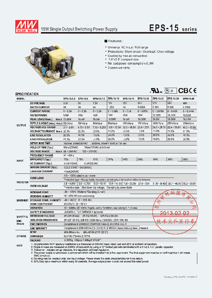 EPS-15_6286382.PDF Datasheet