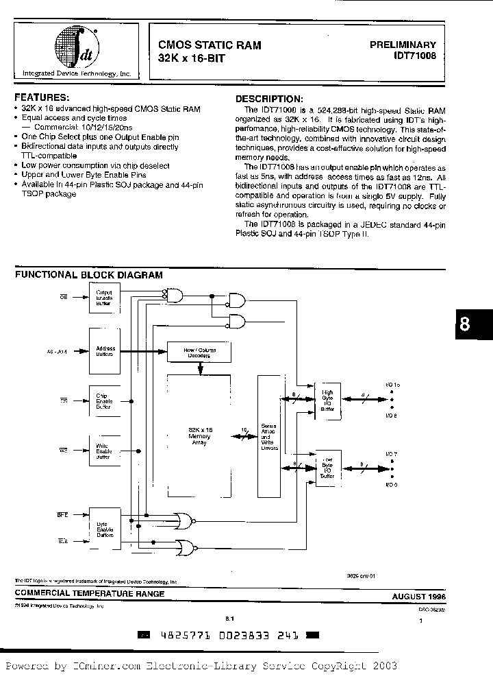 IDT71008S12Y_6284988.PDF Datasheet