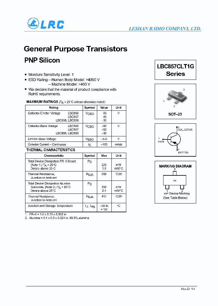 LBC856ALT1G11_6290331.PDF Datasheet