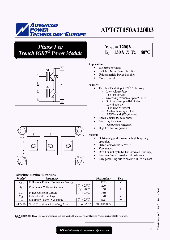 APTGT150A120D3_6291227.PDF Datasheet