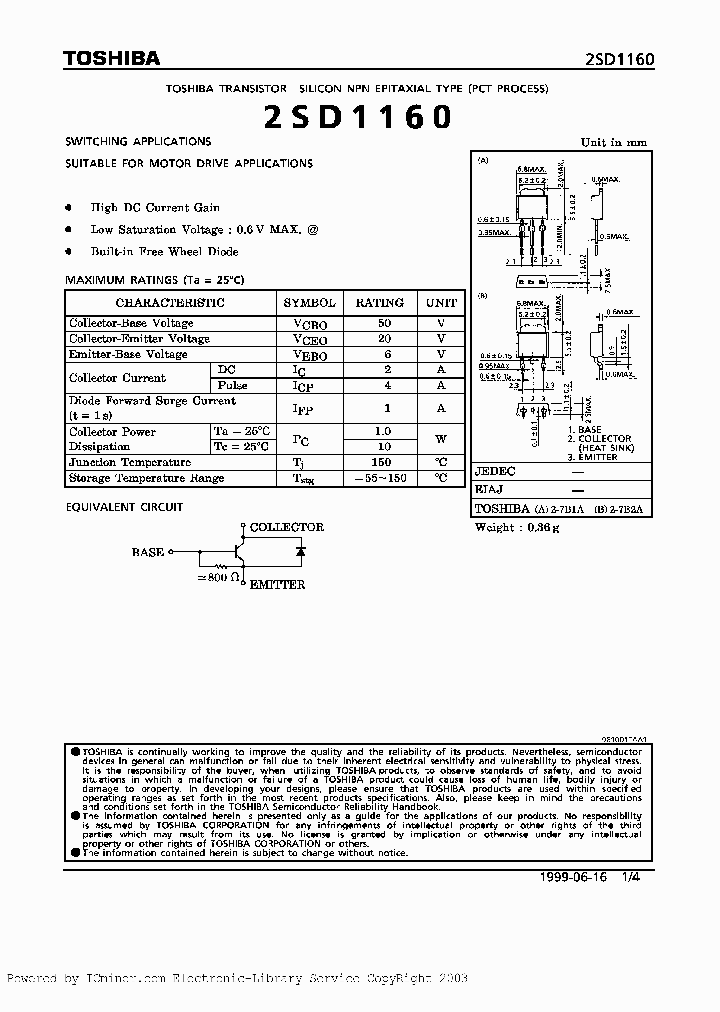 2SD1160Y_6291805.PDF Datasheet