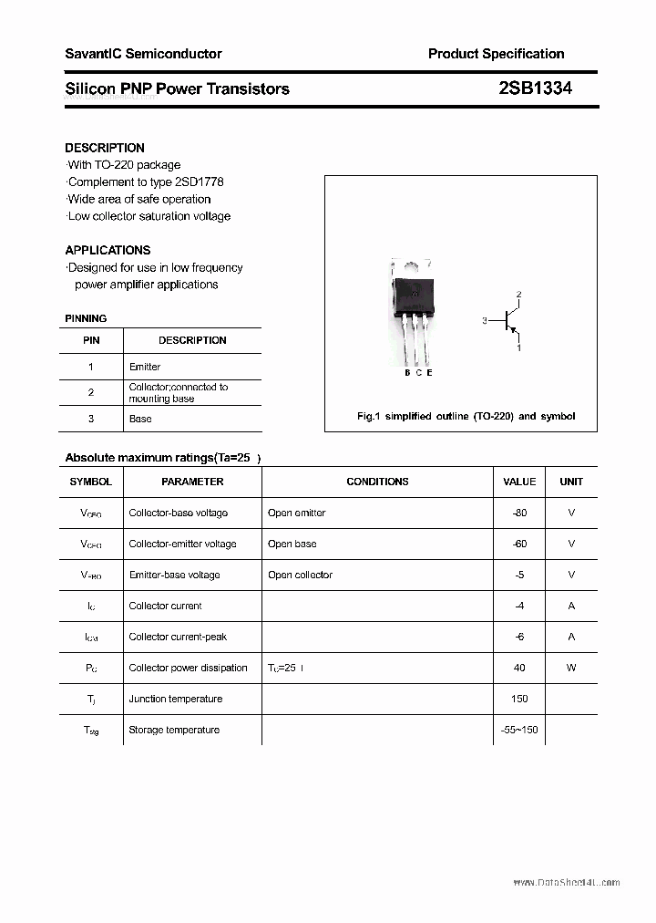 2SB1334_6293785.PDF Datasheet