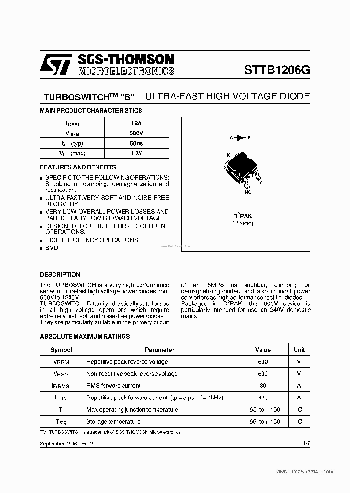 STTB1206G_6293181.PDF Datasheet