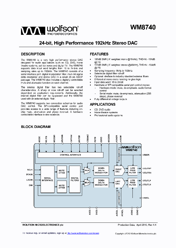WM8740SEDSRV_6295558.PDF Datasheet