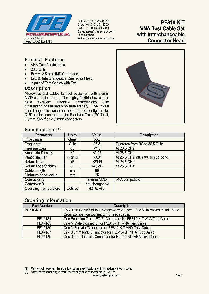 PE310-KIT_6295918.PDF Datasheet