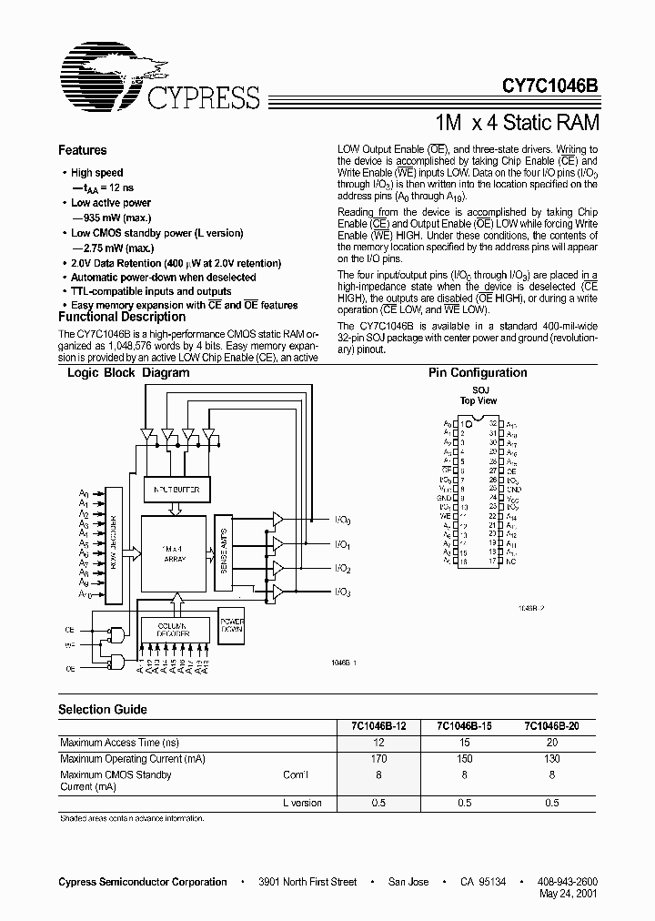 CY7C1046B-12VC_6298581.PDF Datasheet