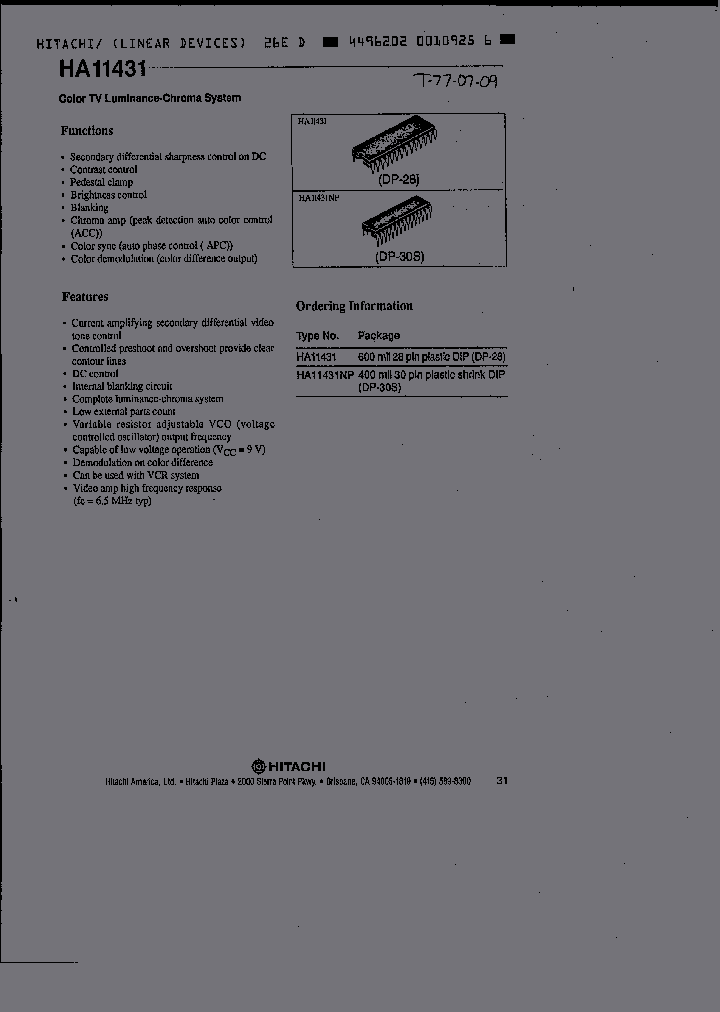 HA11431_6292115.PDF Datasheet