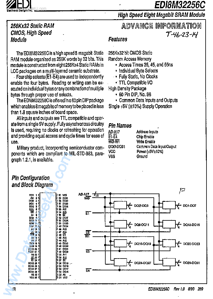 EDI8M32256_6301814.PDF Datasheet