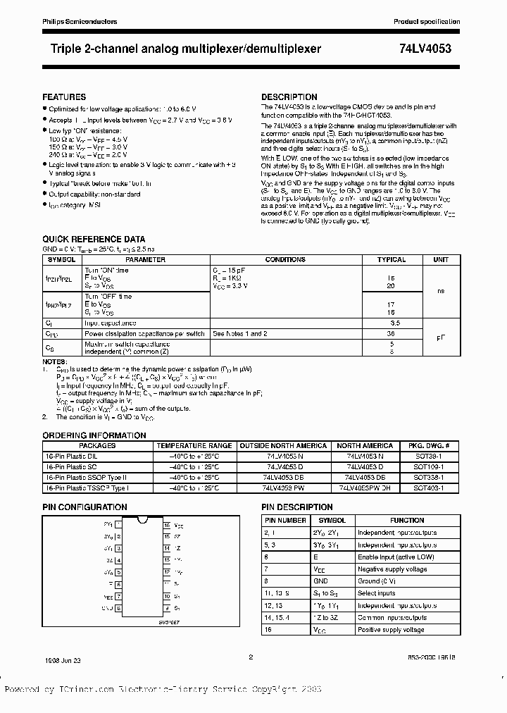 74LV4053D-T_6302463.PDF Datasheet