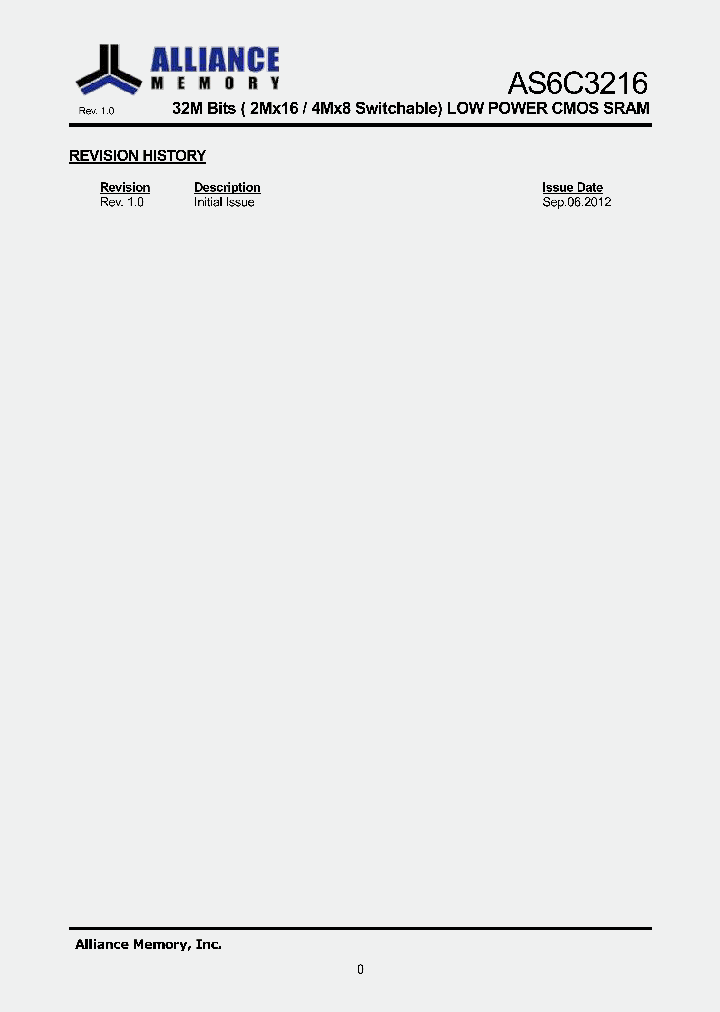AS6C3216_6305838.PDF Datasheet