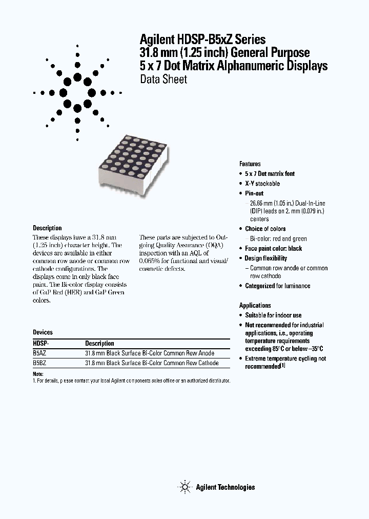 HDSP-B5BZ_6318135.PDF Datasheet