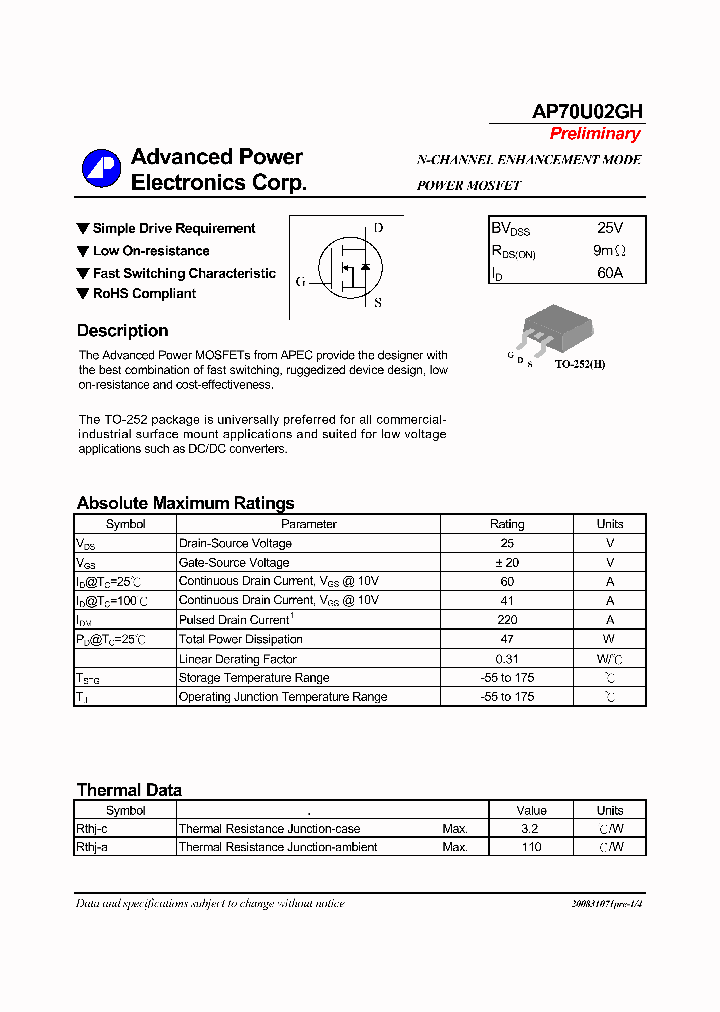 AP70U02GH_6324014.PDF Datasheet