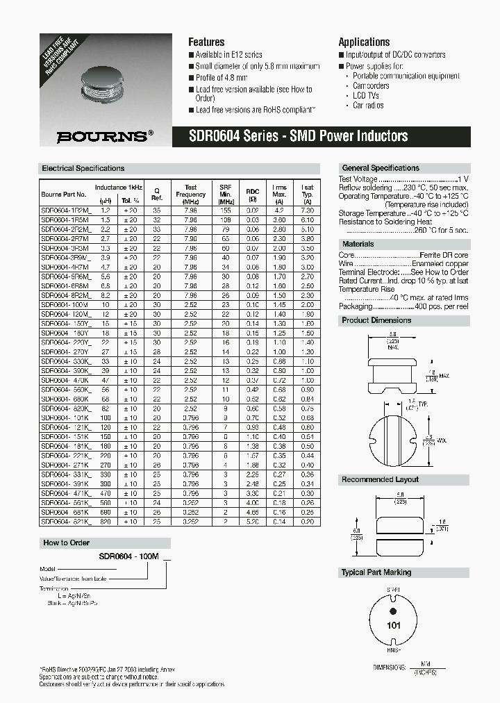 SDR0604-1R2M_6324085.PDF Datasheet