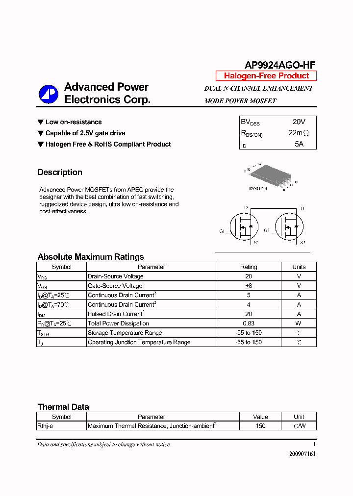 AP9924AGO-HF_6326174.PDF Datasheet