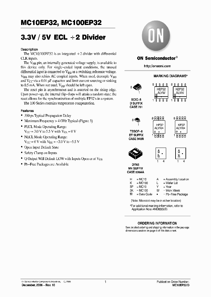 MC100EP32DTG_6325358.PDF Datasheet