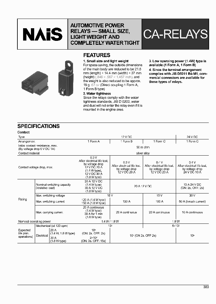 CA1-DC24V-C_6329995.PDF Datasheet