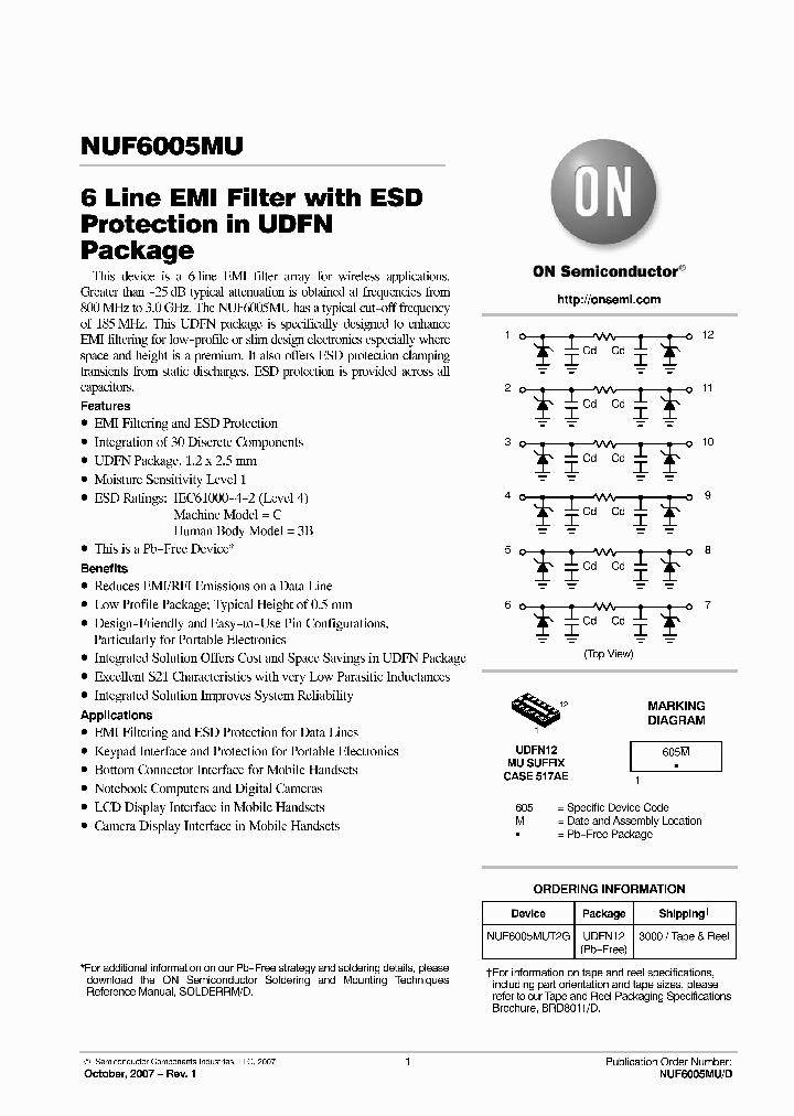 NUF6005MUT2G_6329922.PDF Datasheet