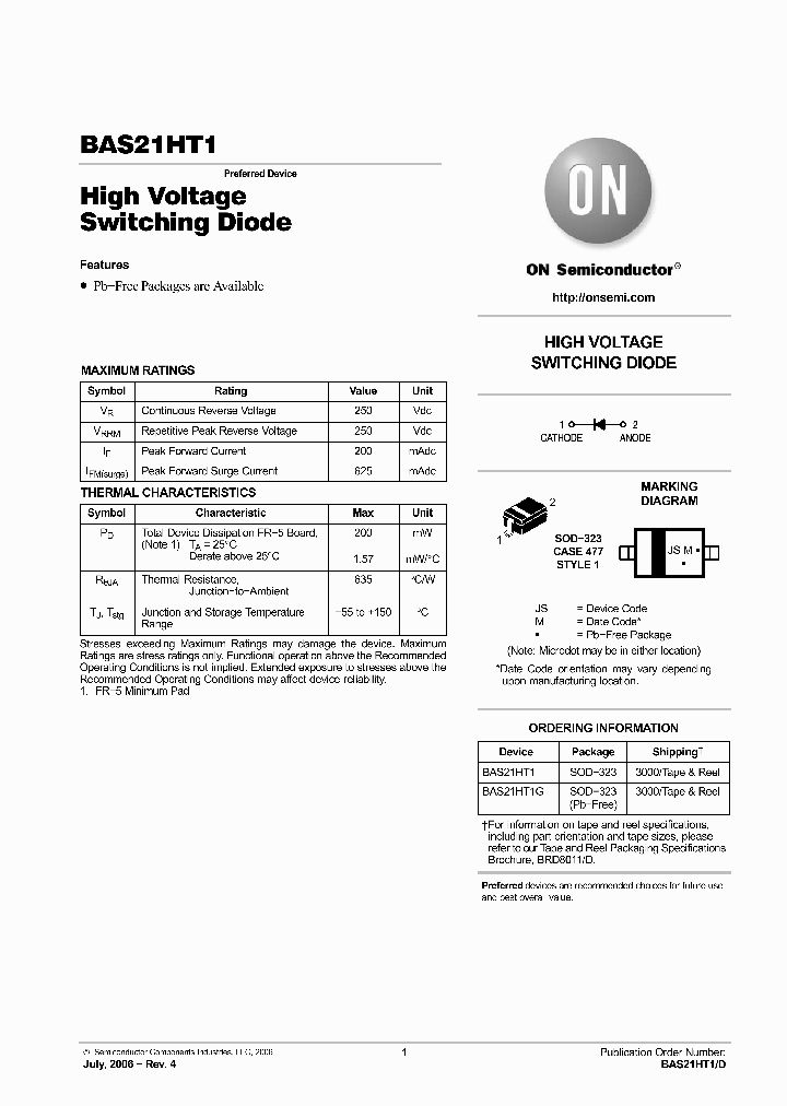 BAS21HT1G_6332649.PDF Datasheet