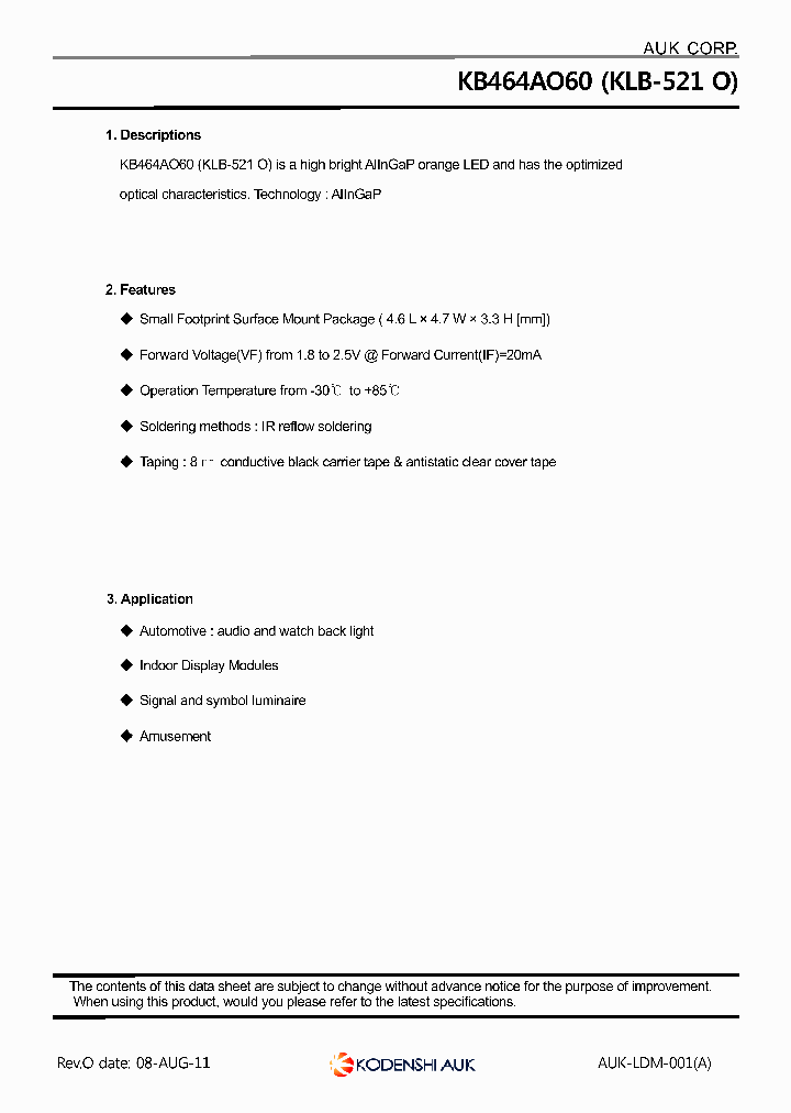 KB464AO60_6335337.PDF Datasheet