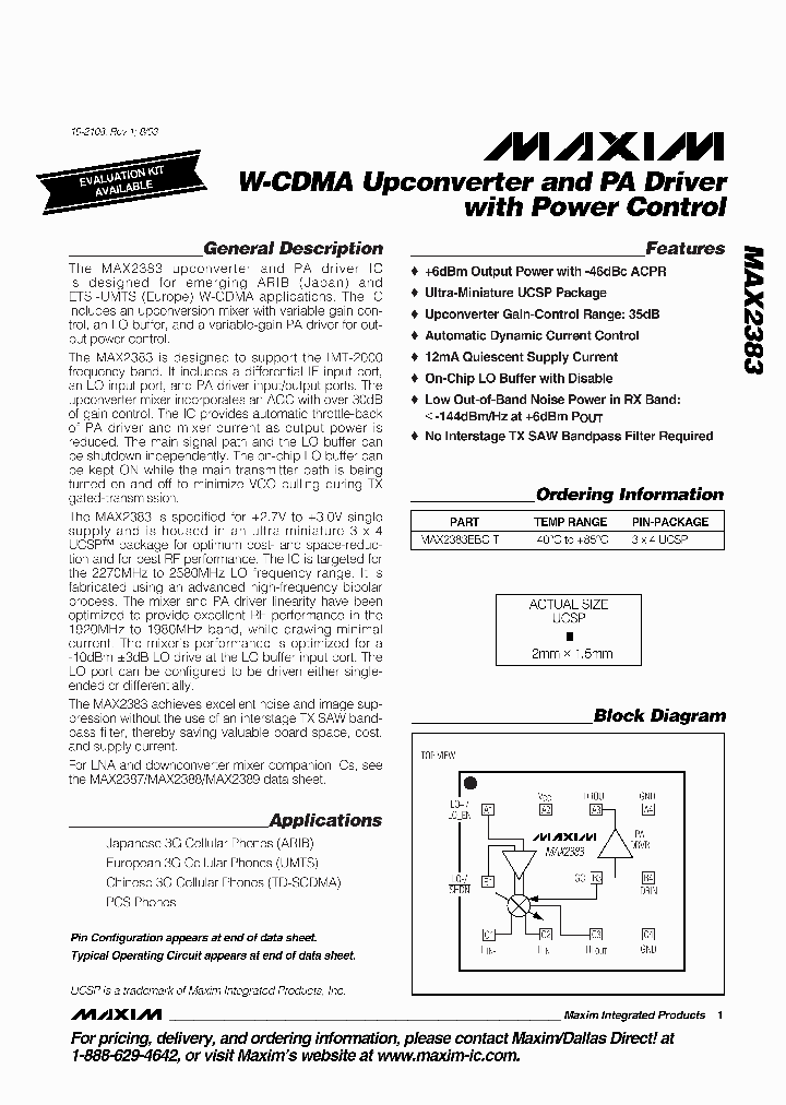 MAX2383EBC-T_6336166.PDF Datasheet
