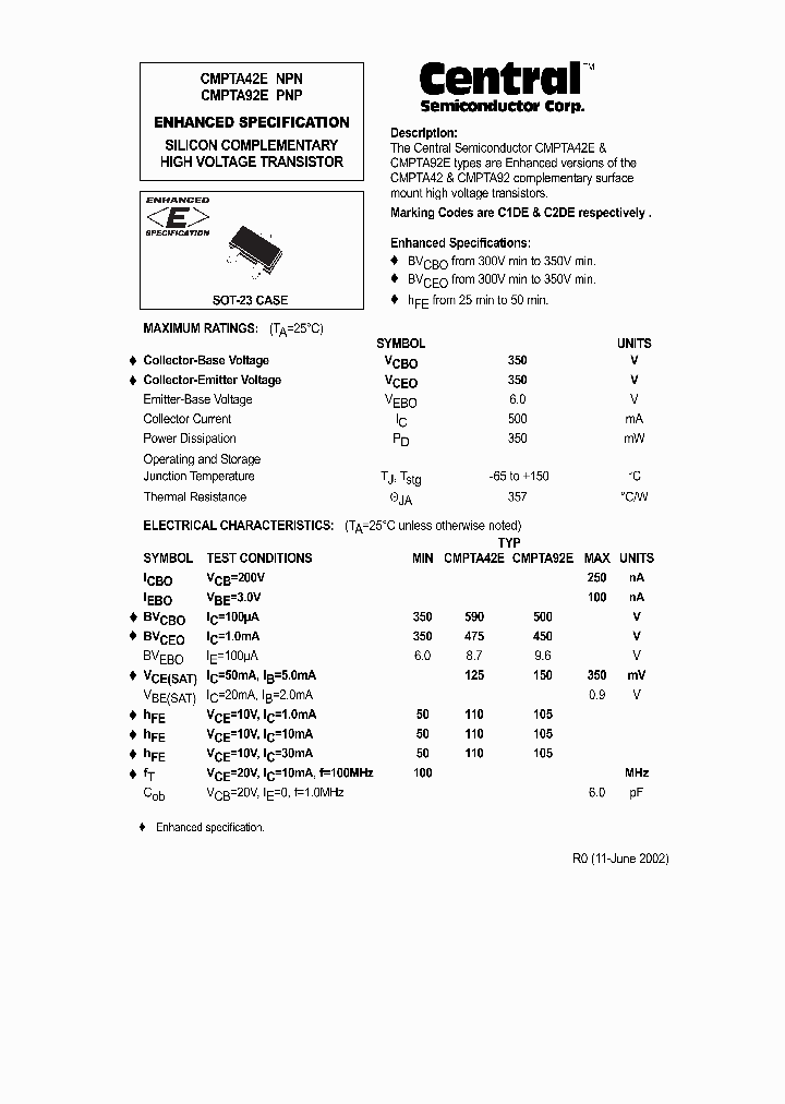 CMPTA42E_6336358.PDF Datasheet