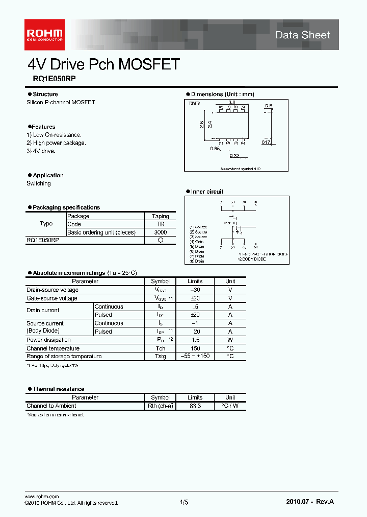 RQ1E050RP_6341452.PDF Datasheet
