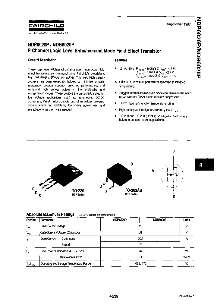 NDB6020PNL_6346801.PDF Datasheet