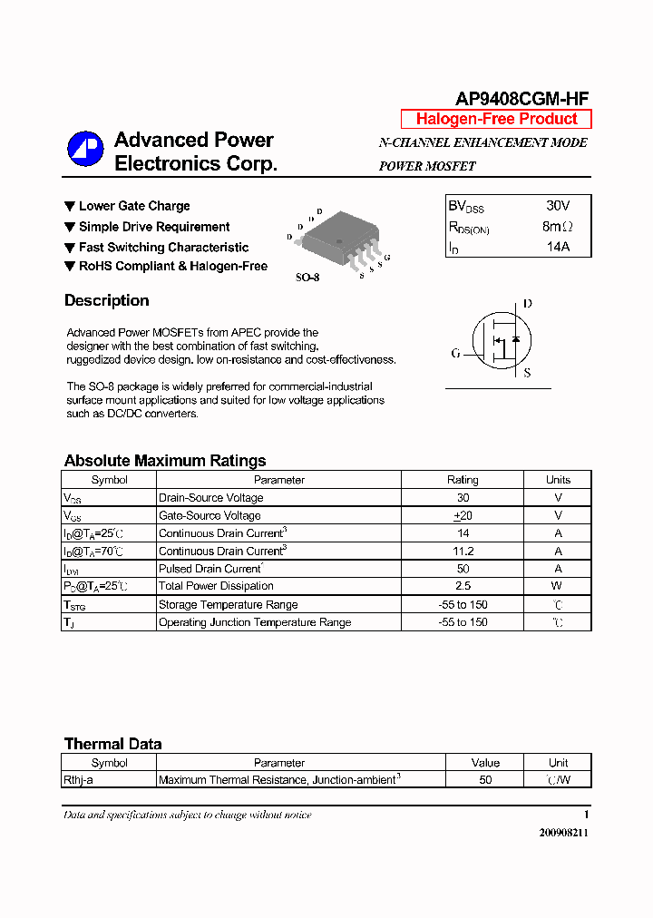 AP9408CGM-HF_6346718.PDF Datasheet