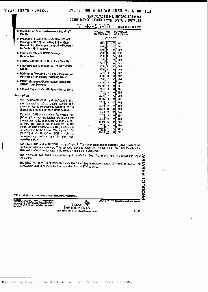 74AC16841DL_6345865.PDF Datasheet